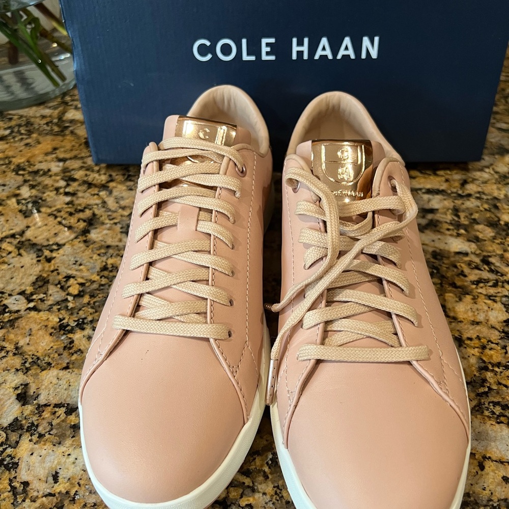 Cole Haan Grand Pro Leather Tennis Shoes/Sneakers NIB